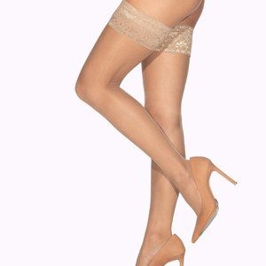 VienneMilano | Accessories | Isabella Sheer Nude Thigh Highs | Poshmark